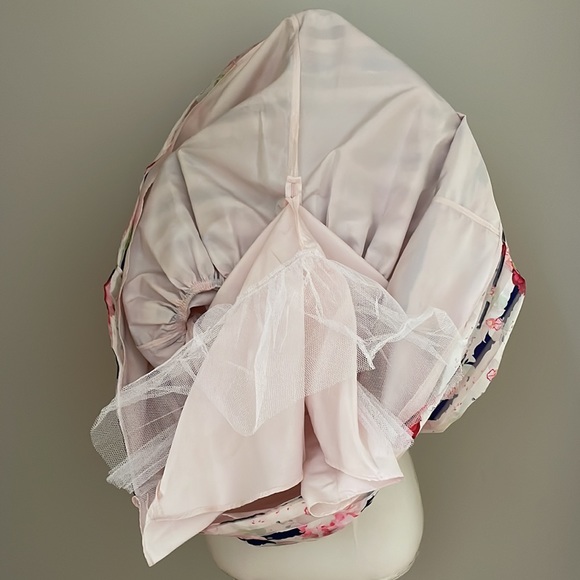 Bonnie Jean Sleeveless Girls Dress Floral with rose on waist, size 12 - Picture 11 of 14